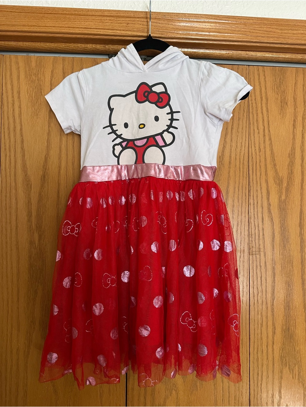 Girls Hello Kitty Dress with Hood